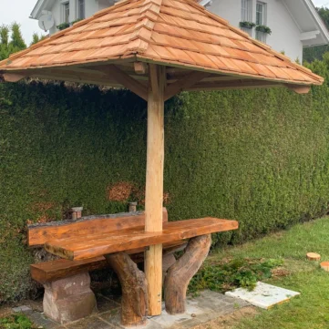 Schindeldach Garten